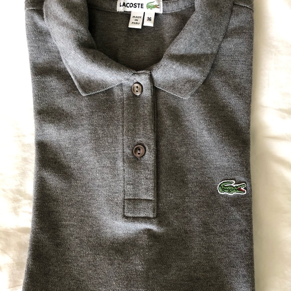 lacoste 2 button polo shirt